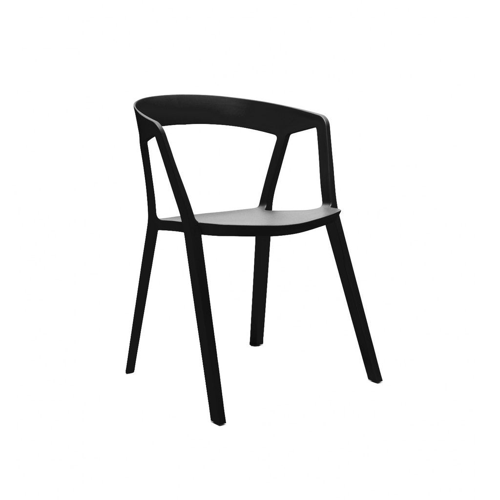Milan Modern Stackable Arm Chair