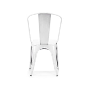 Tolix Style Steel Stackable Side Chair (Set of 4)