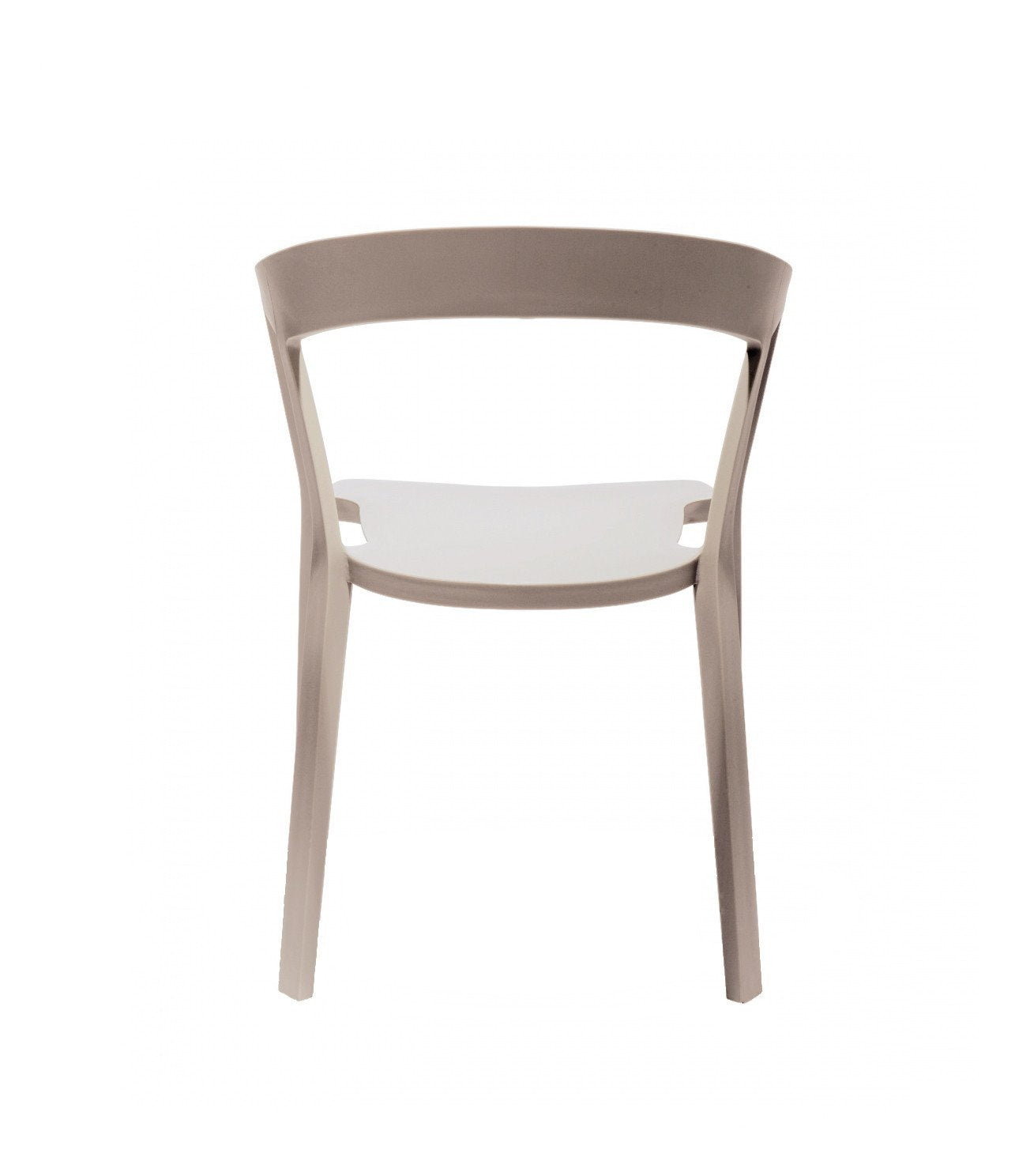 Milan Modern Stackable Arm Chair