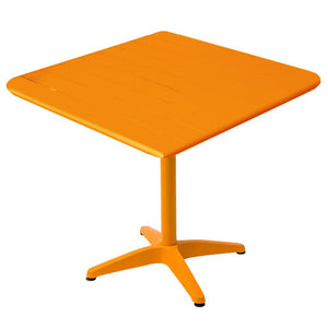 Outdoor Powder Coated Aluminum Dining Height Table and Base - Blue