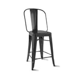 Tolix Style Steel Counter Chair 24 Inch
