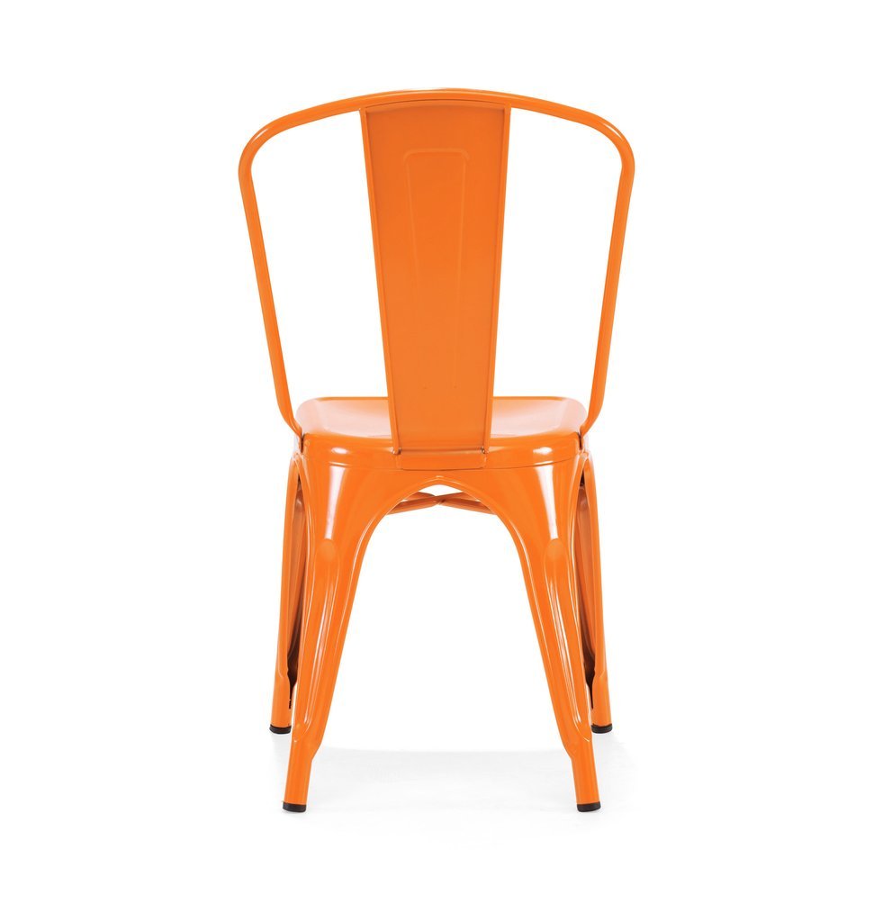 Tolix Style Steel Stackable Side Chair (Set of 4)