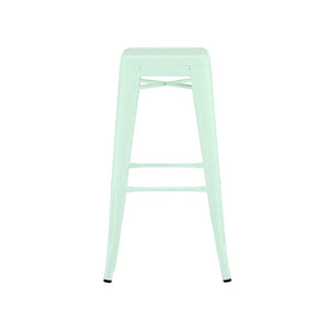 Tolix Style Steel Stackable Barstool 30 Inch