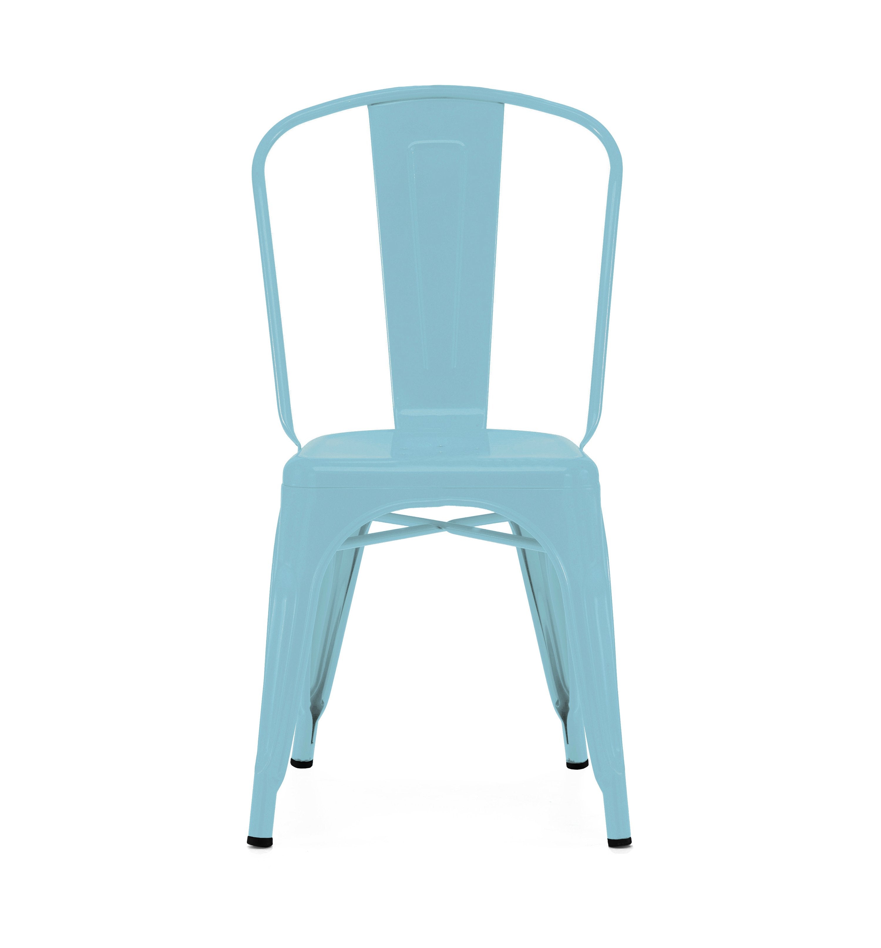 Tolix Style Steel Stackable Side Chair (Set of 4)