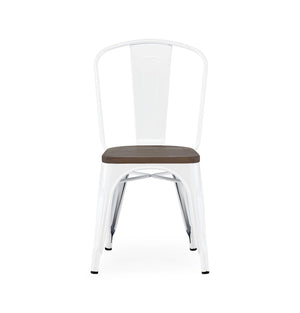 Tolix Style Steel Stackable Side Chair (Set of 4)