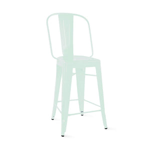 Tolix Style Steel Bar Chair 30 Inch