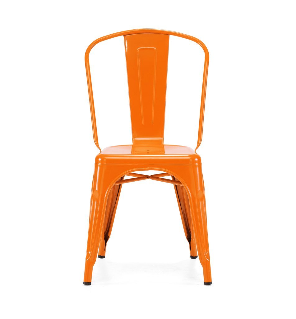 Tolix Style Steel Stackable Side Chair (Set of 4)