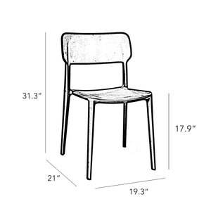 Viro Modern Stackable Side Chair