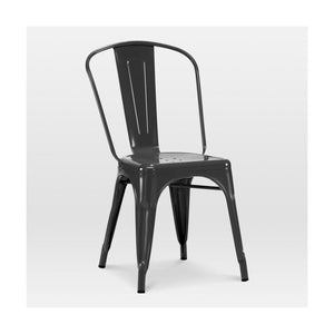 Tolix Style Steel Stackable Side Chair (Set of 4)