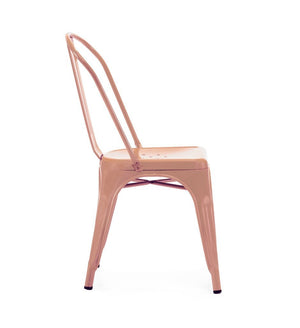 Tolix Style Steel Stackable Side Chair (Set of 4)