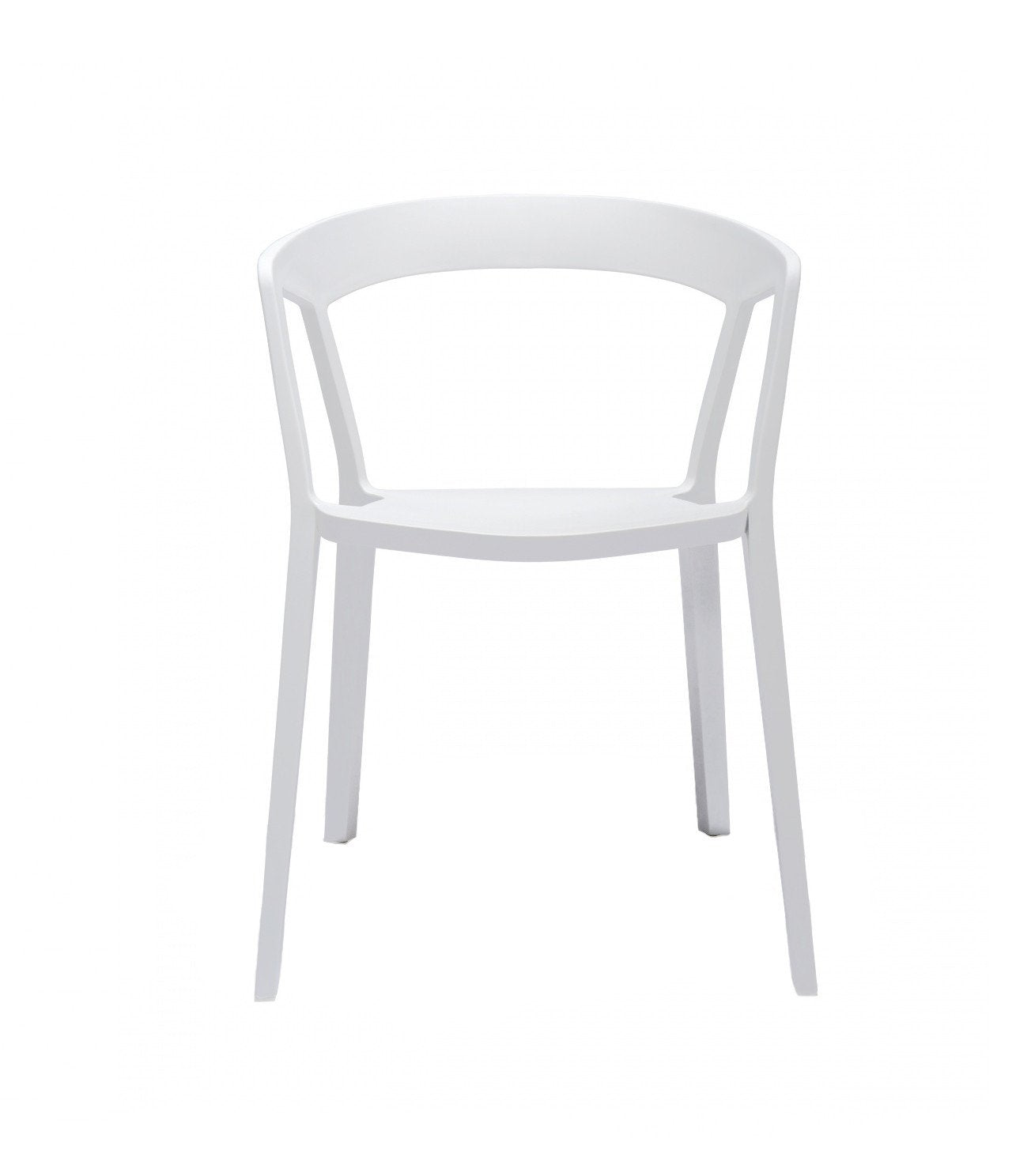 Milan Modern Stackable Arm Chair