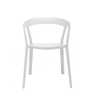 Milan Modern Stackable Arm Chair