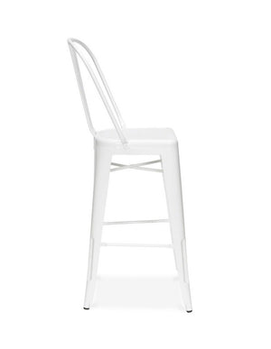 Tolix Style Steel Bar Chair 30 Inch