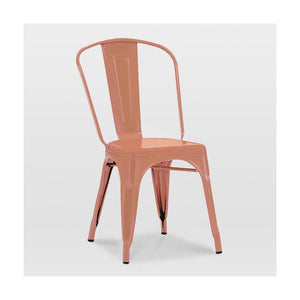 Tolix Style Steel Stackable Side Chair (Set of 4)