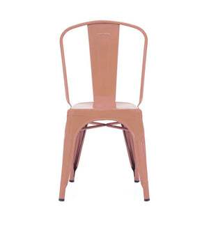 Tolix Style Steel Stackable Side Chair (Set of 4)