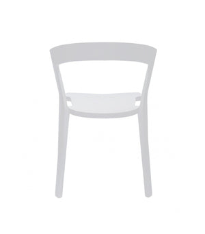 Milan Modern Stackable Arm Chair