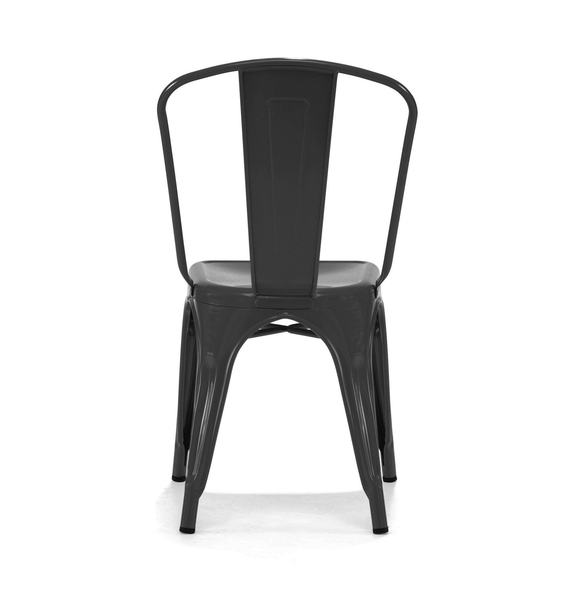 Tolix Style Steel Stackable Side Chair (Set of 4)