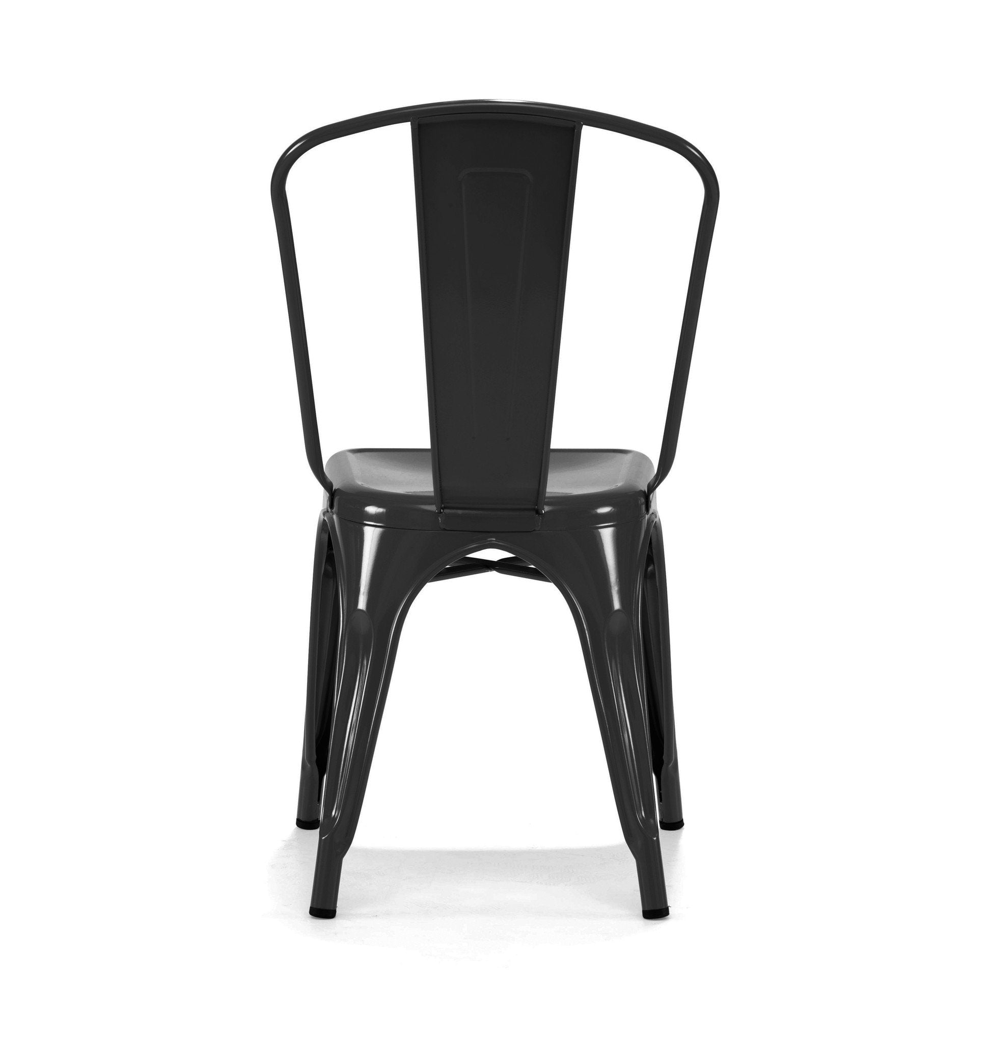 Tolix Style Steel Stackable Side Chair (Set of 4)