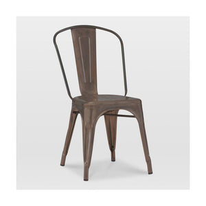Tolix Style Steel Stackable Side Chair (Set of 4)