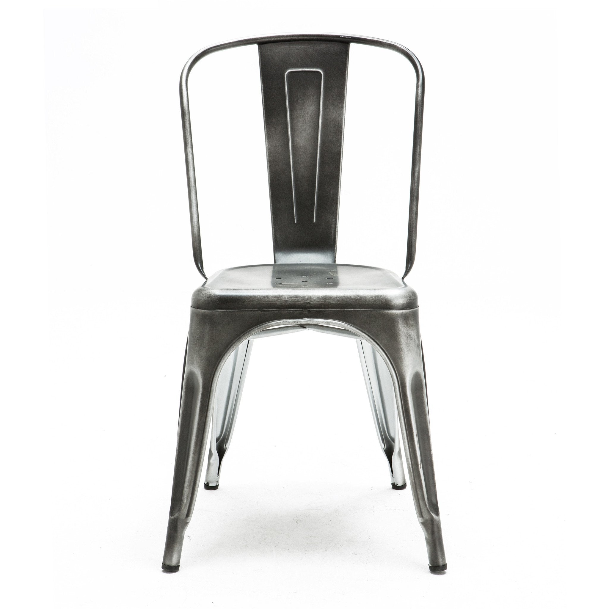 Tolix Style Steel Stackable Side Chair (Set of 4)