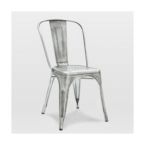 Tolix Style Steel Stackable Side Chair (Set of 4)