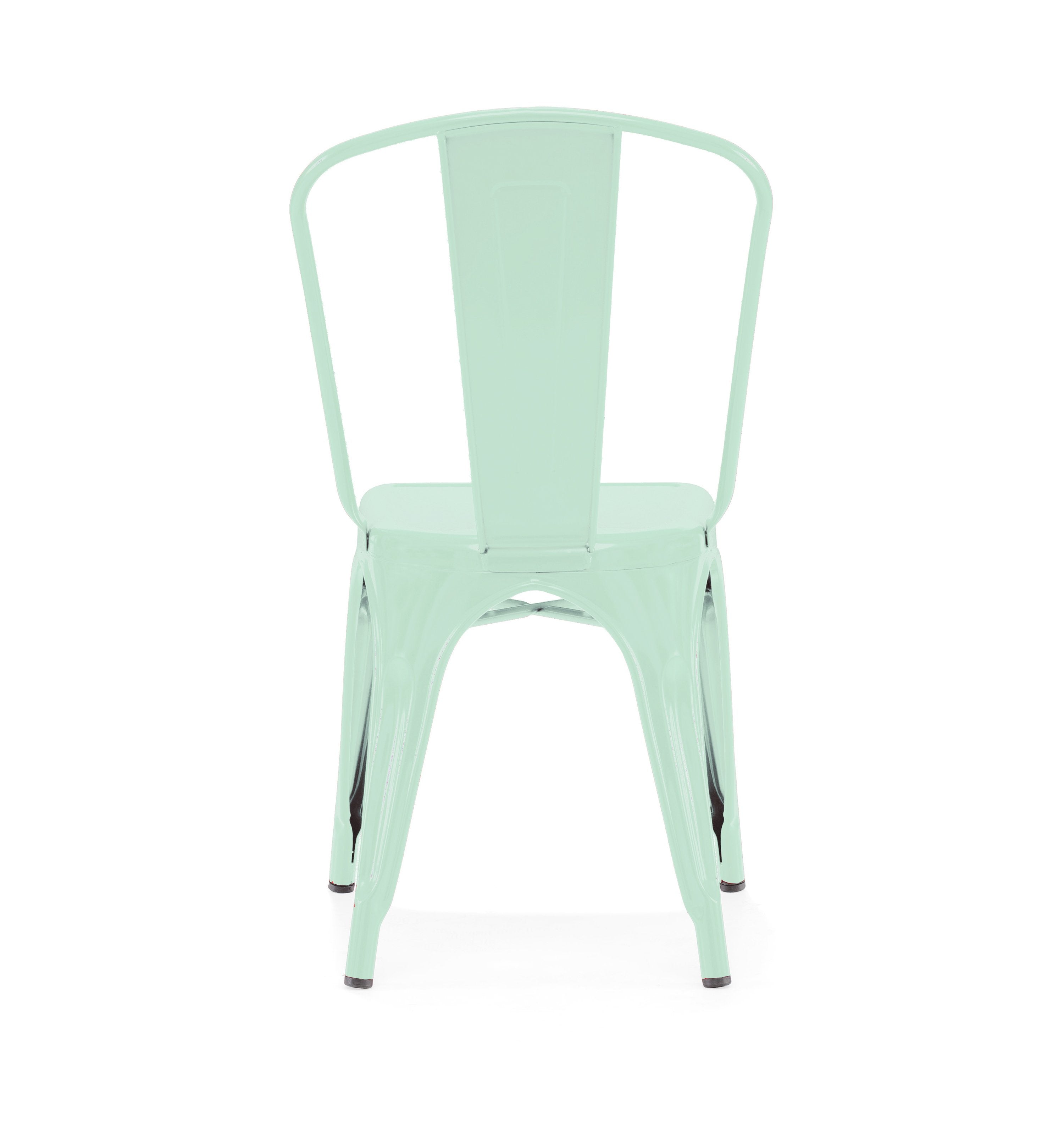 Tolix Style Steel Stackable Side Chair (Set of 4)