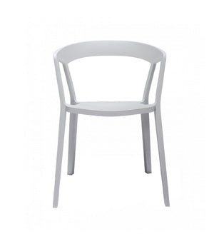 Milan Modern Stackable Arm Chair