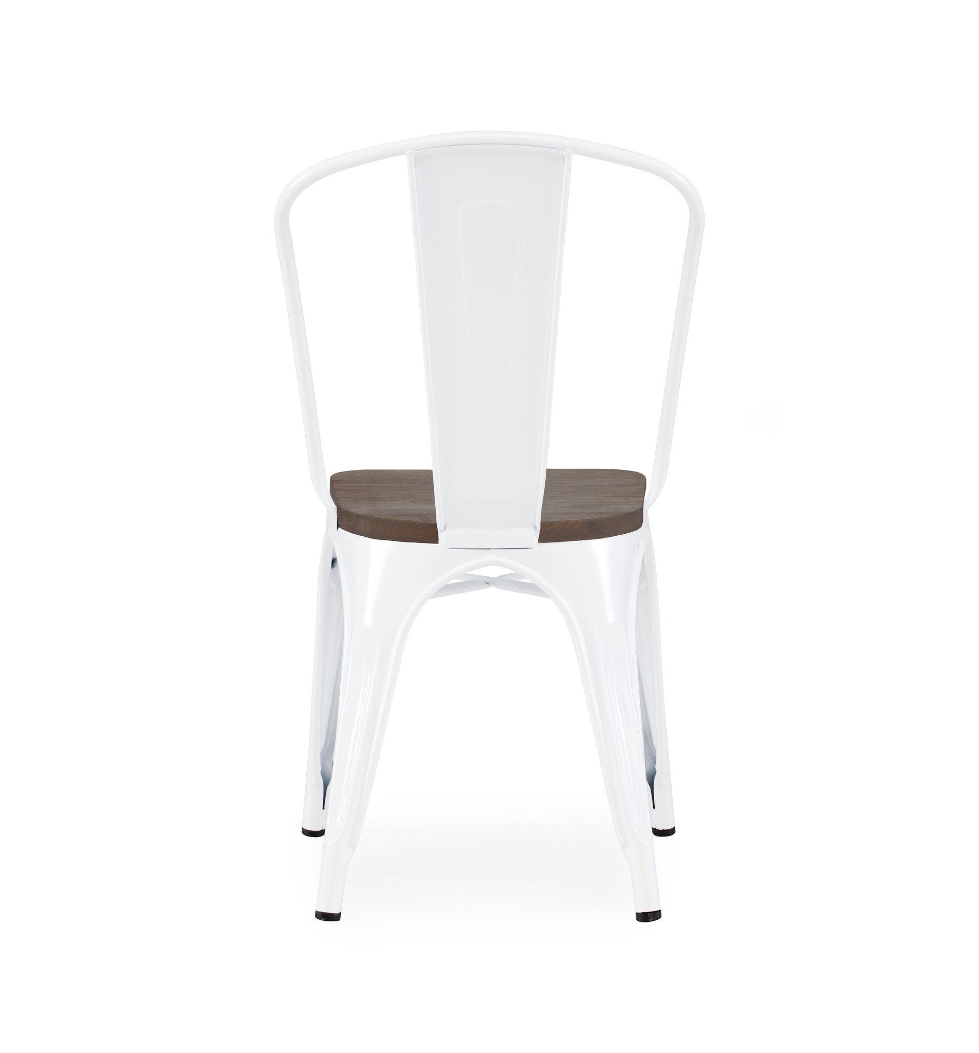 Tolix Style Steel Stackable Side Chair (Set of 4)