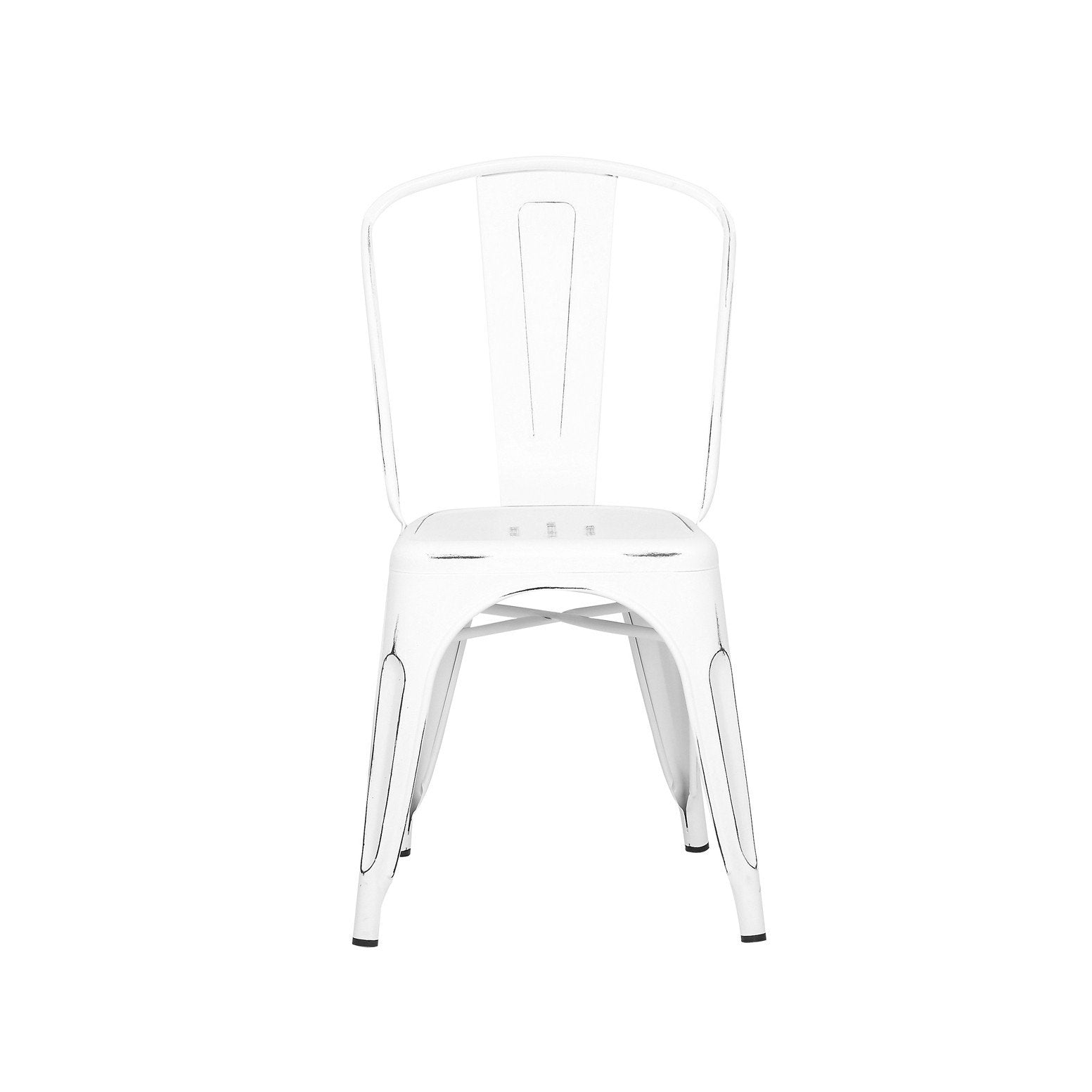 Tolix Style Steel Stackable Side Chair (Set of 2)