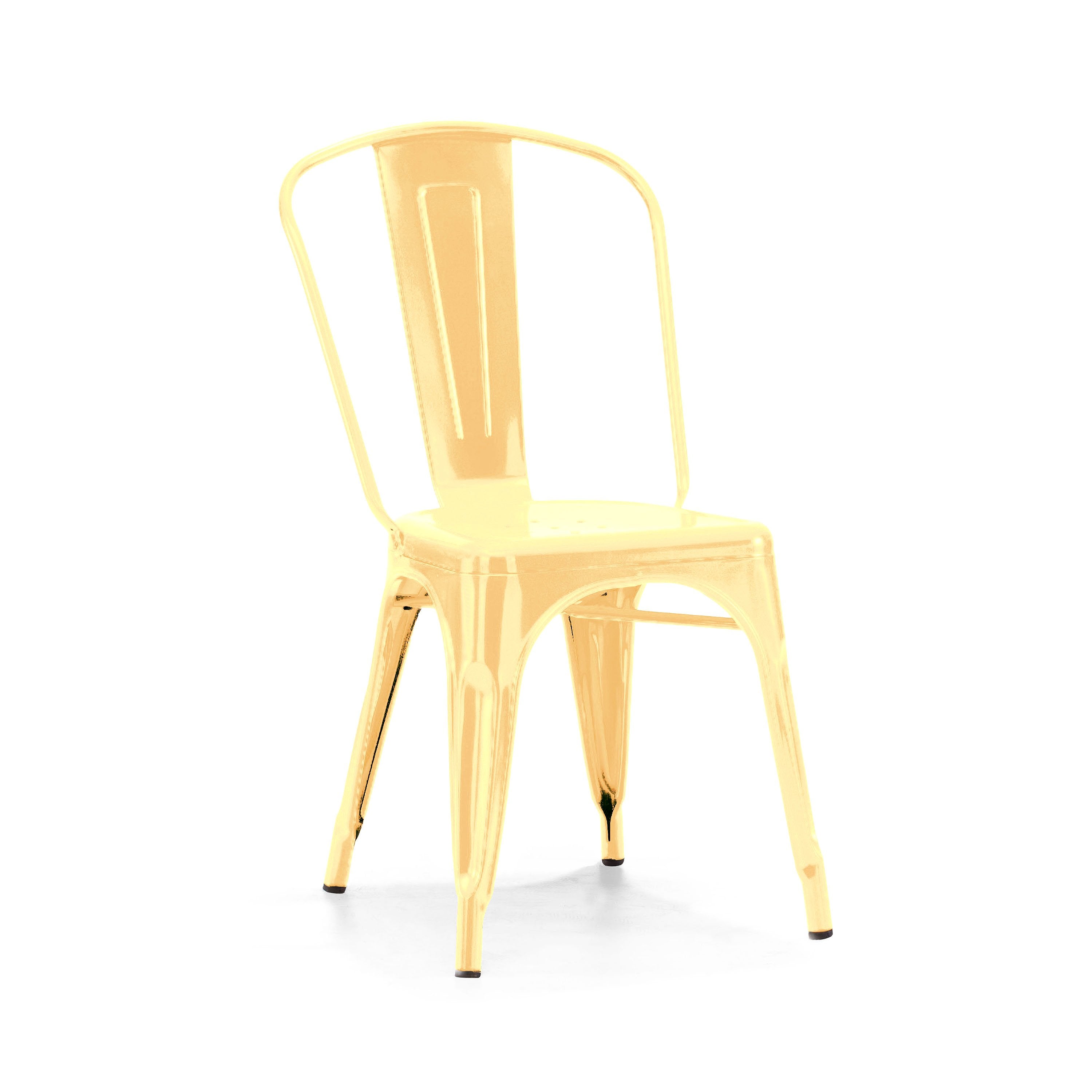 Tolix Style Steel Stackable Side Chair (Set of 4)