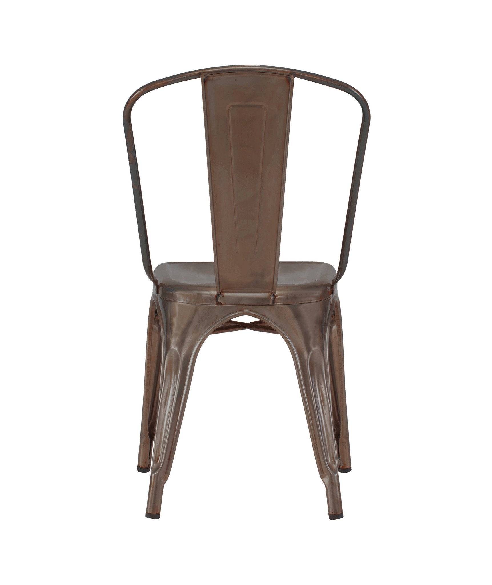 Tolix Style Steel Stackable Side Chair (Set of 4)