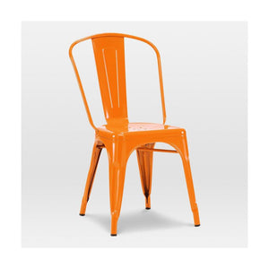Tolix Style Steel Stackable Side Chair (Set of 4)