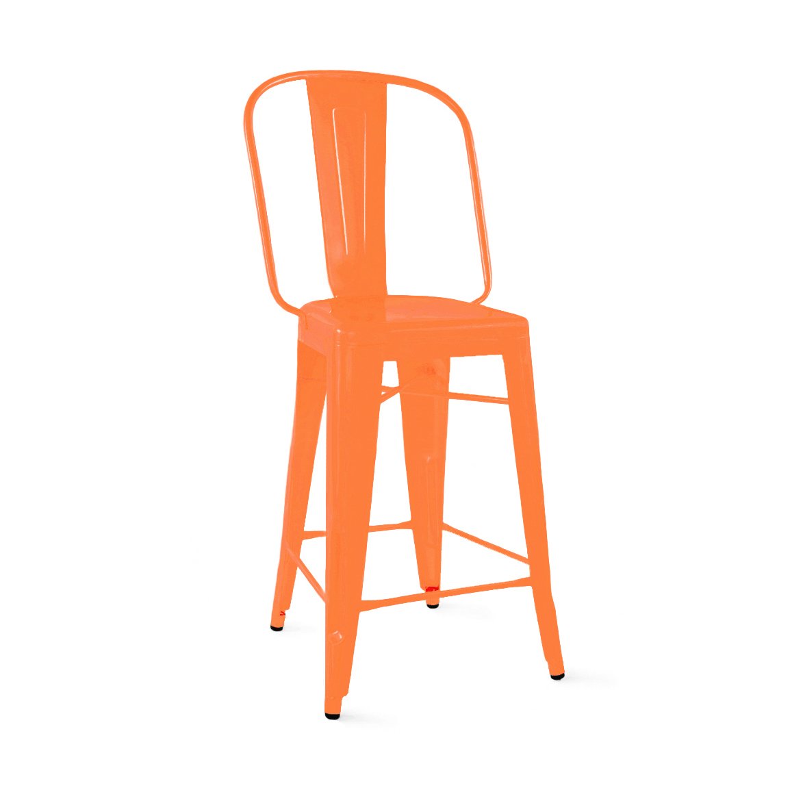 Tolix Style Steel Bar Chair 30 Inch
