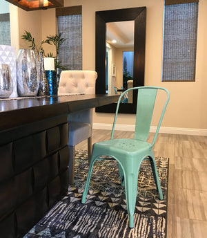 Tolix Style Steel Stackable Side Chair (Set of 4)