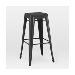 Tolix Style Steel Stackable Barstool 30 Inch