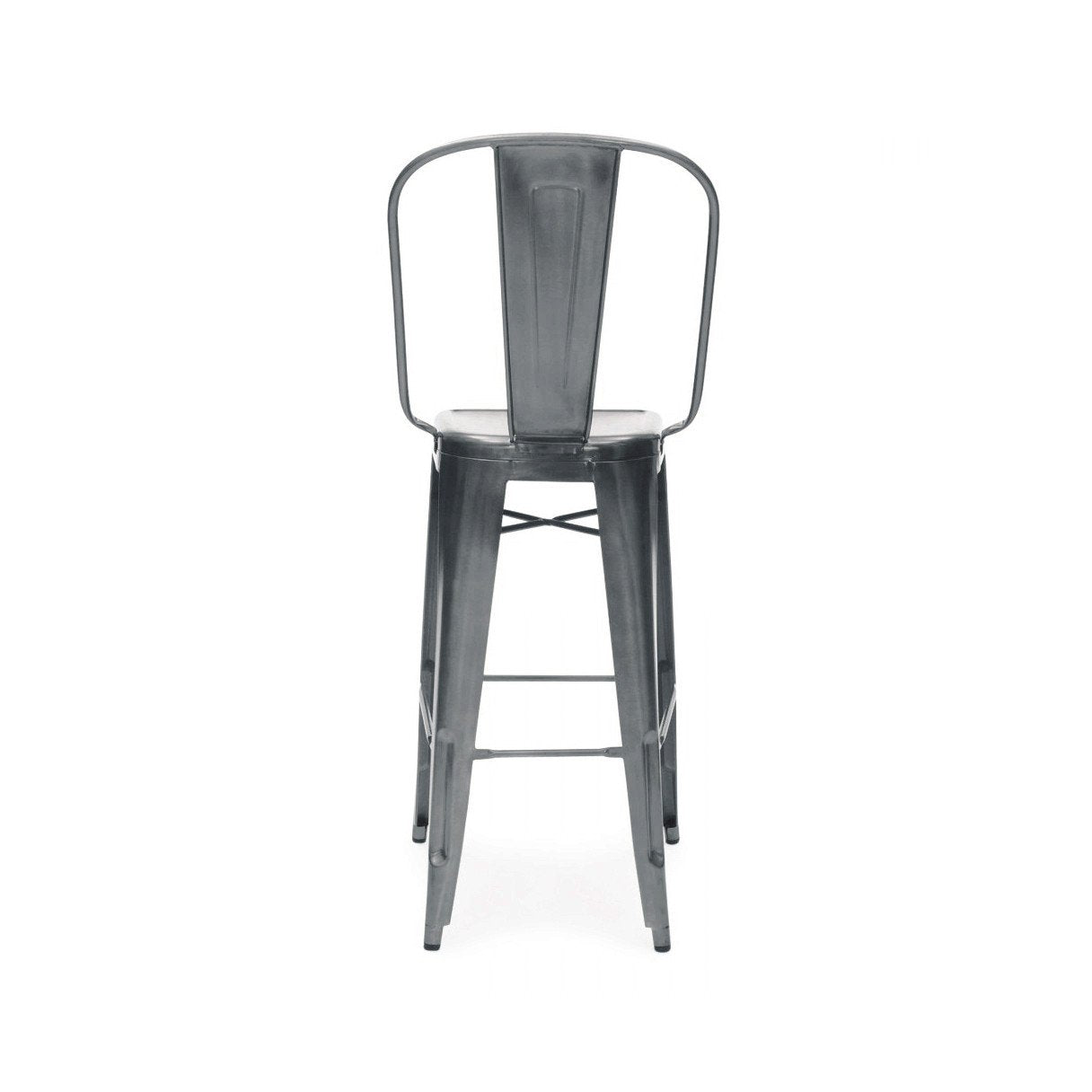 Tolix Style Steel Bar Chair 30 Inch