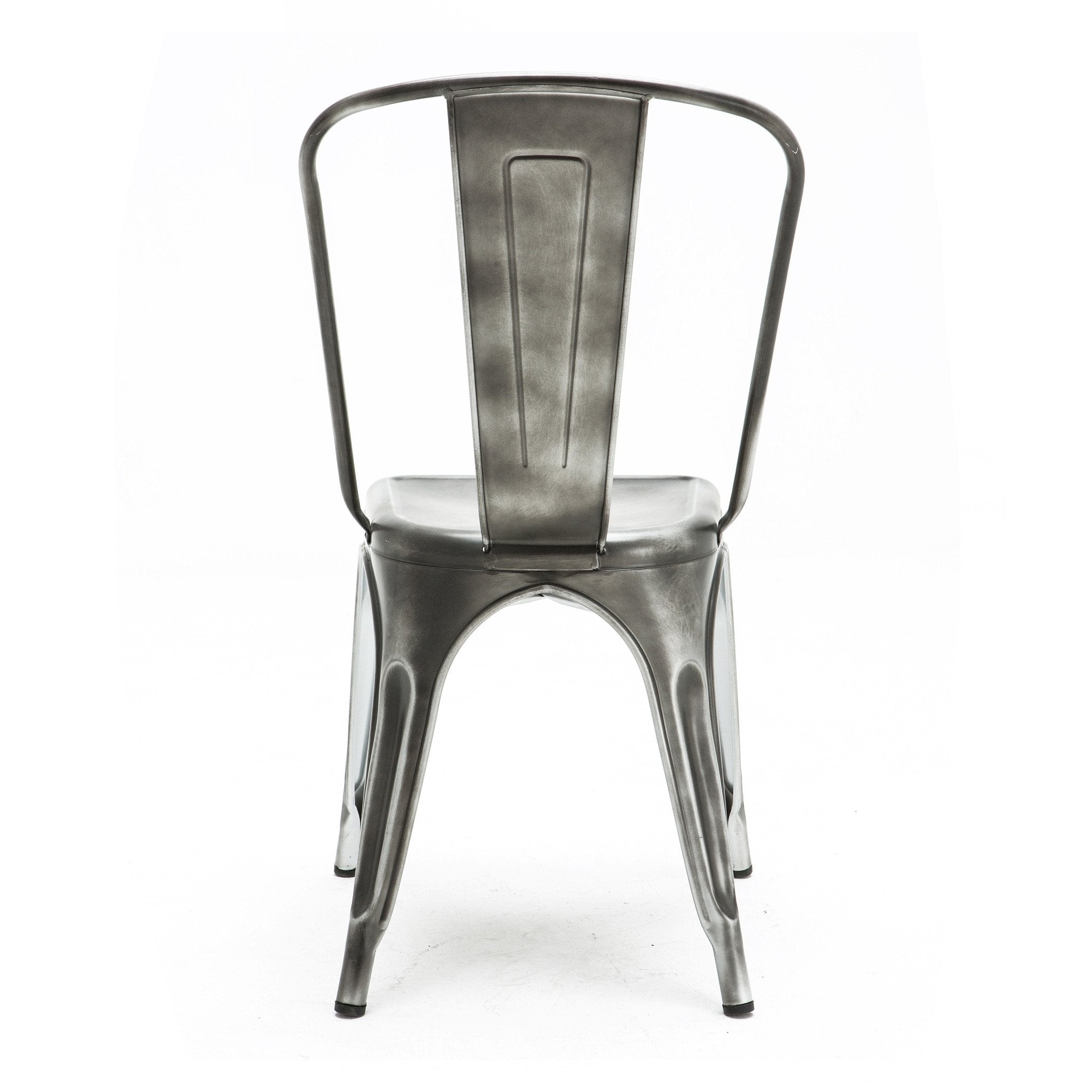 Tolix Style Steel Stackable Side Chair (Set of 4)