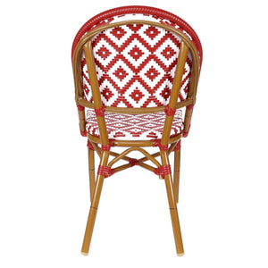 de La Paix Aluminum Bamboo Stackable Side Chair