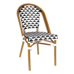 Versailles Aluminum Bamboo Stackable Side Chair