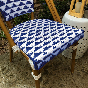 Versailles Aluminum Bamboo Stackable Side Chair