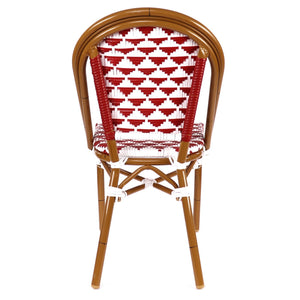 Versailles Aluminum Bamboo Stackable Side Chair
