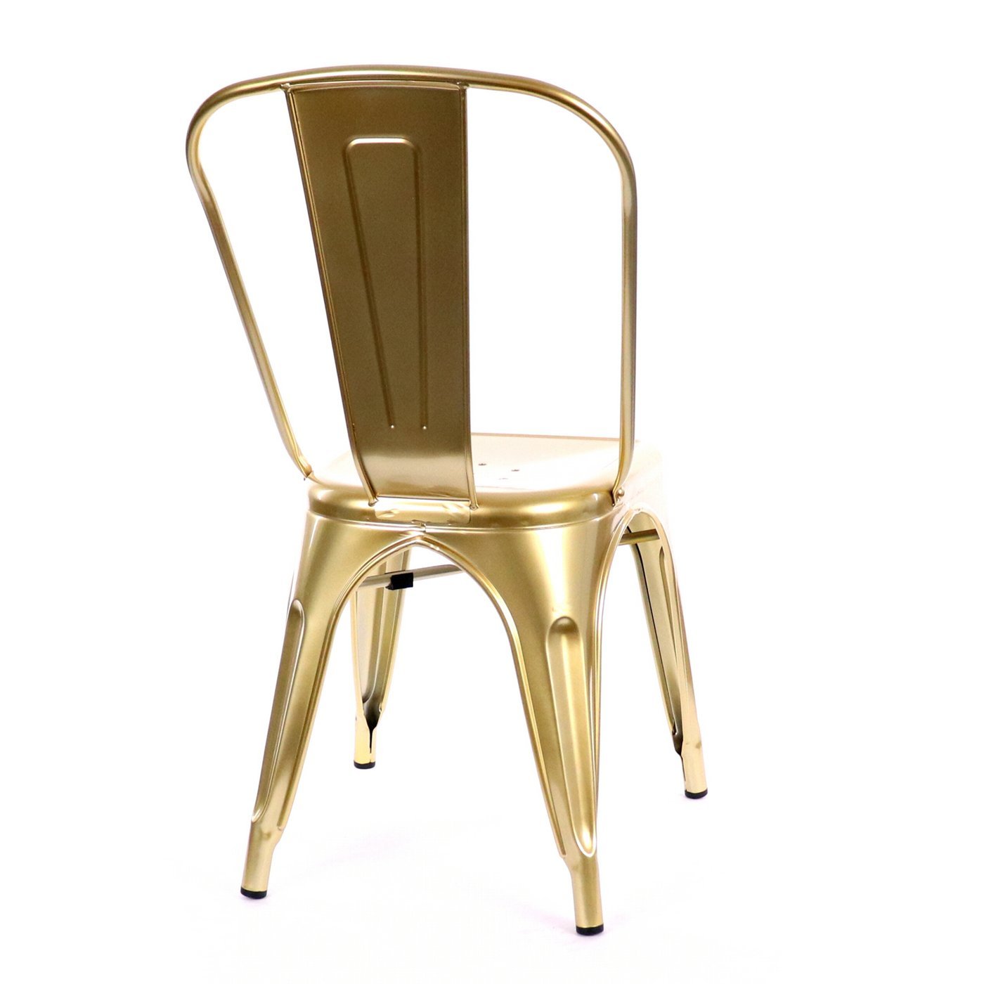 Tolix Style Steel Stackable Side Chair (Set of 2)