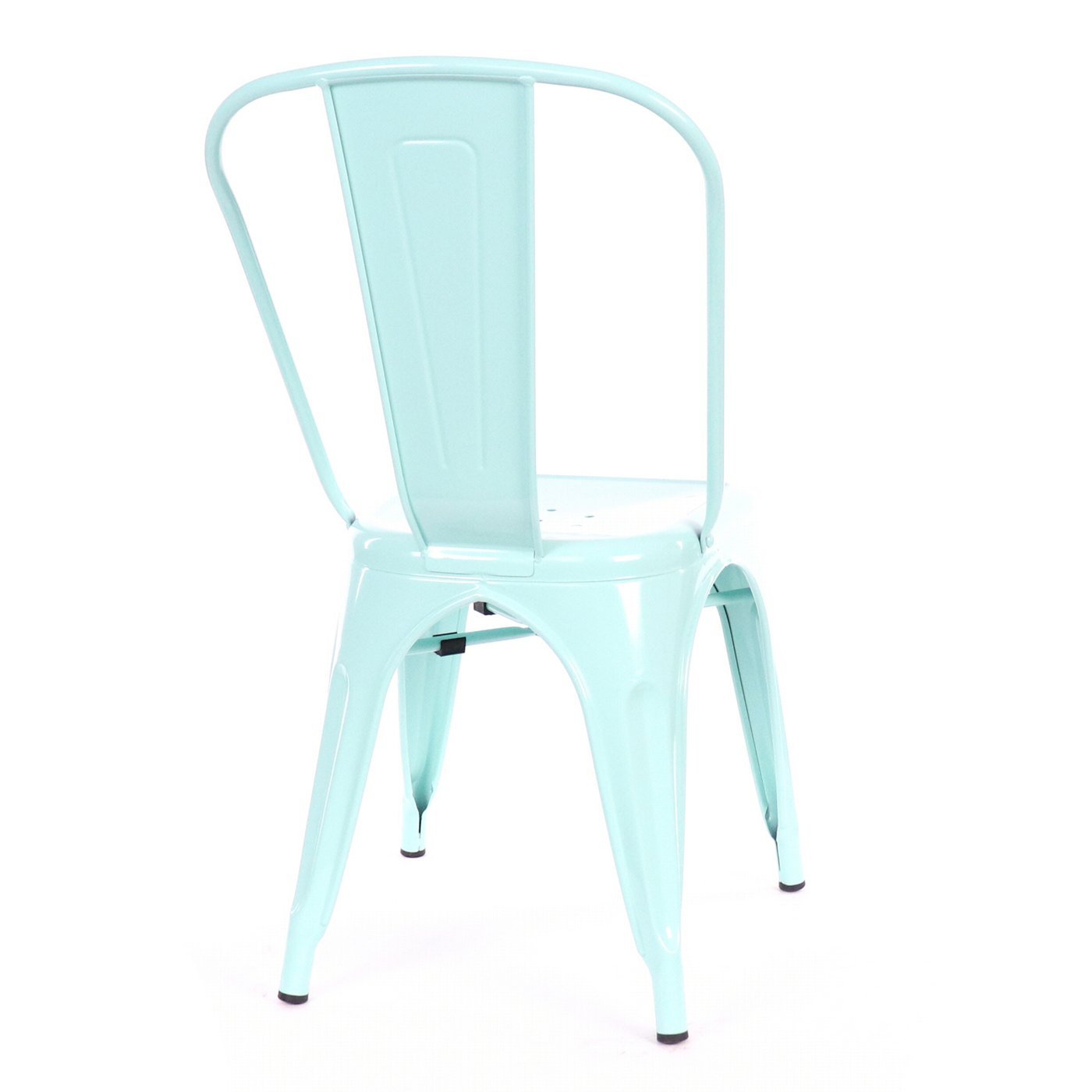 Tolix Style Steel Stackable Side Chair (Set of 2)