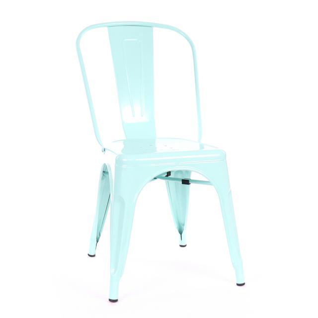 Tolix Style Steel Stackable Side Chair (Set of 2)