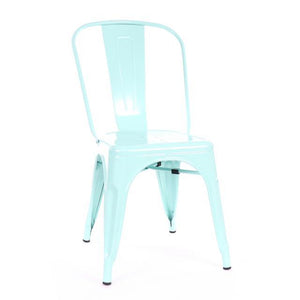Tolix Style Steel Stackable Side Chair (Set of 2)