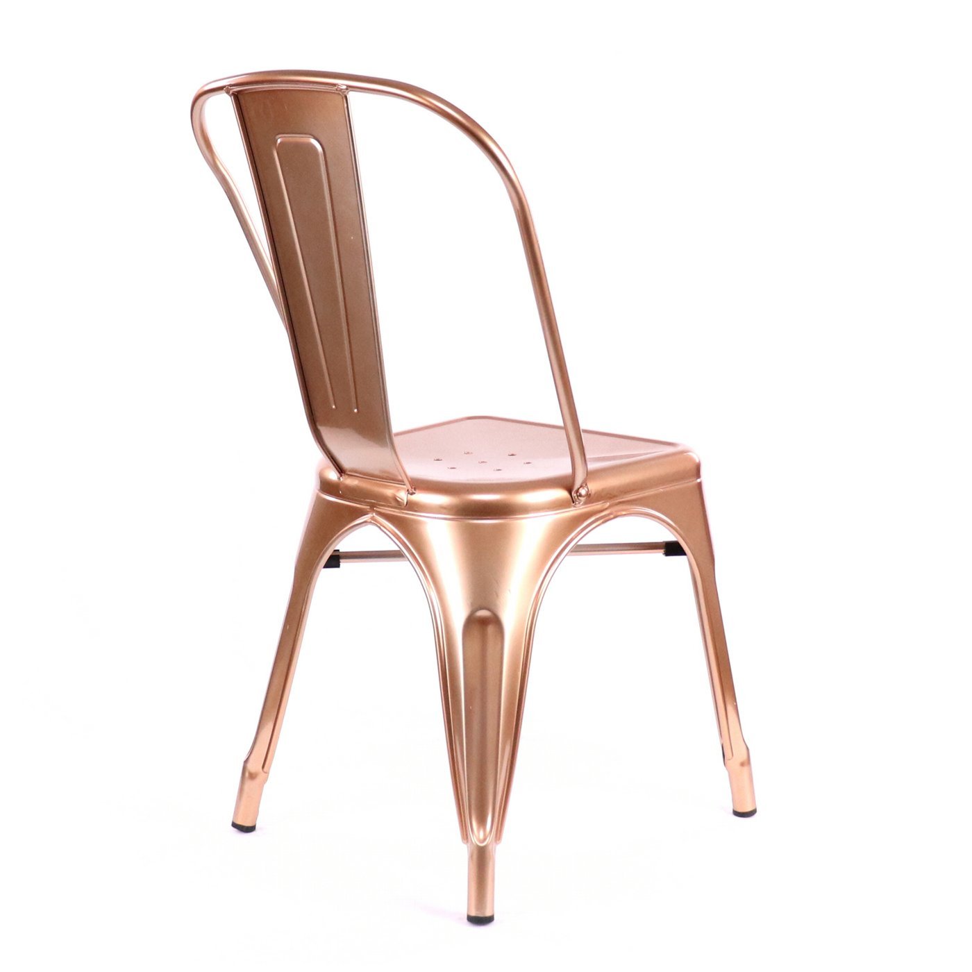 Tolix Style Steel Stackable Side Chair (Set of 4)