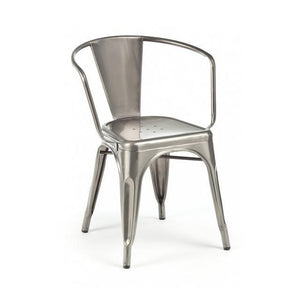 Tolix Style Steel Stackable Dining Chair (Set of 4)