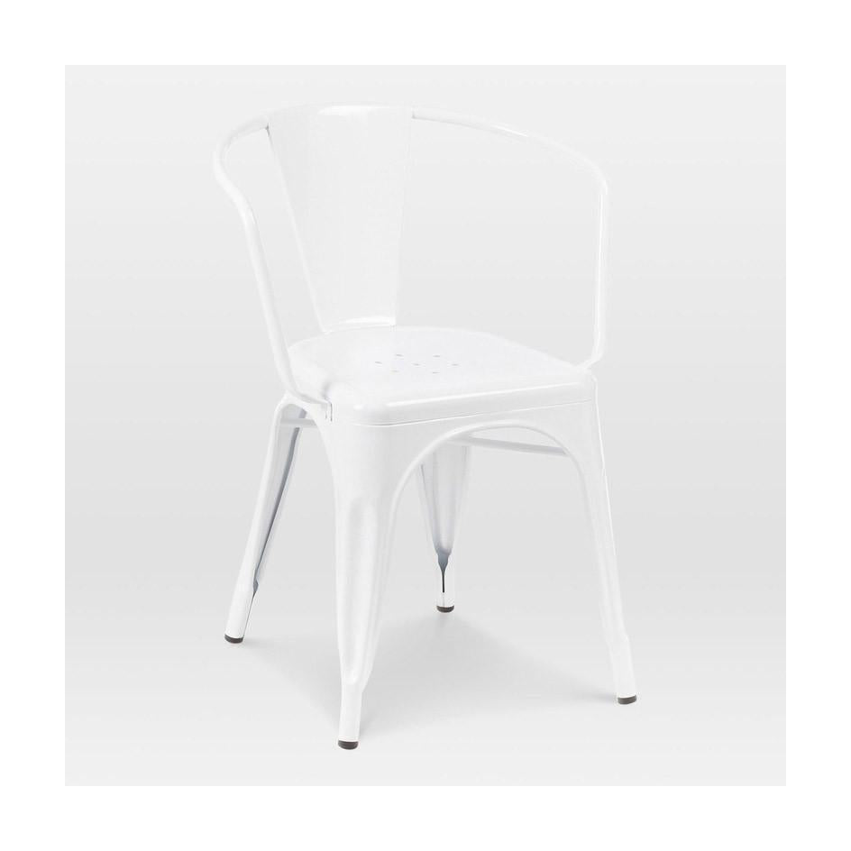 Tolix Style Steel Stackable Dining Chair (Set of 4)