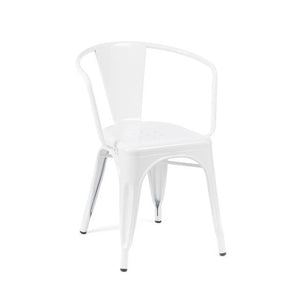 Tolix Style Steel Stackable Dining Chair (Set of 4)