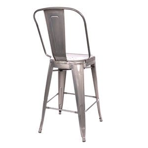 Tolix Style Steel Counter Chair 26 Inch